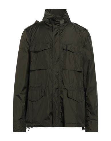 Aspesi Man Jacket Military Green Size Xl Polyamide