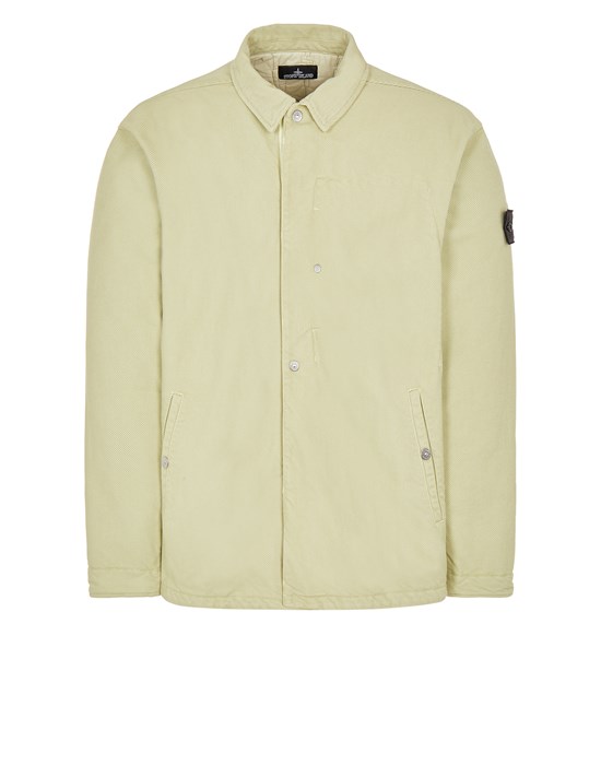STONE ISLAND SHADOW PROJECT 10515 INSULATED COACH JACKET_CHAPTER 1                           
COTONE / NYLON DIAGONALE CON PRIMALOFT® INSULATION TECHNOLOGY Over Shirt Herr Ecru