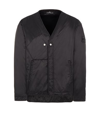 STONE ISLAND SHADOW PROJECT 40328 HYBRID COVER UP_CHAPTER 2                           
SILKY POLY TWILL-TC Jacket Man Black CAD 1039