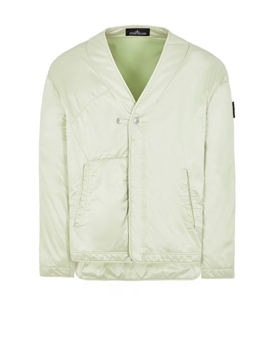 STONE ISLAND SHADOW PROJECT 40328 HYBRID COVER UP_CHAPTER 2                           
SILKY POLY TWILL-TC Jacket Man Light Green