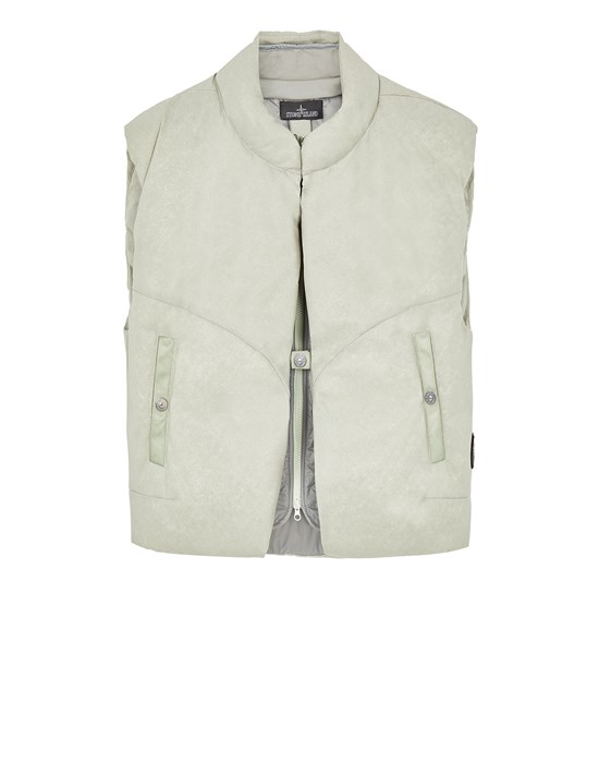 STONE ISLAND SHADOW PROJECT G0222 DOWN S/LESS JACKET_CHAPTER 2     
TEXTILE NON-WOVEN POLY DOWN Waistcoat Man Light Green