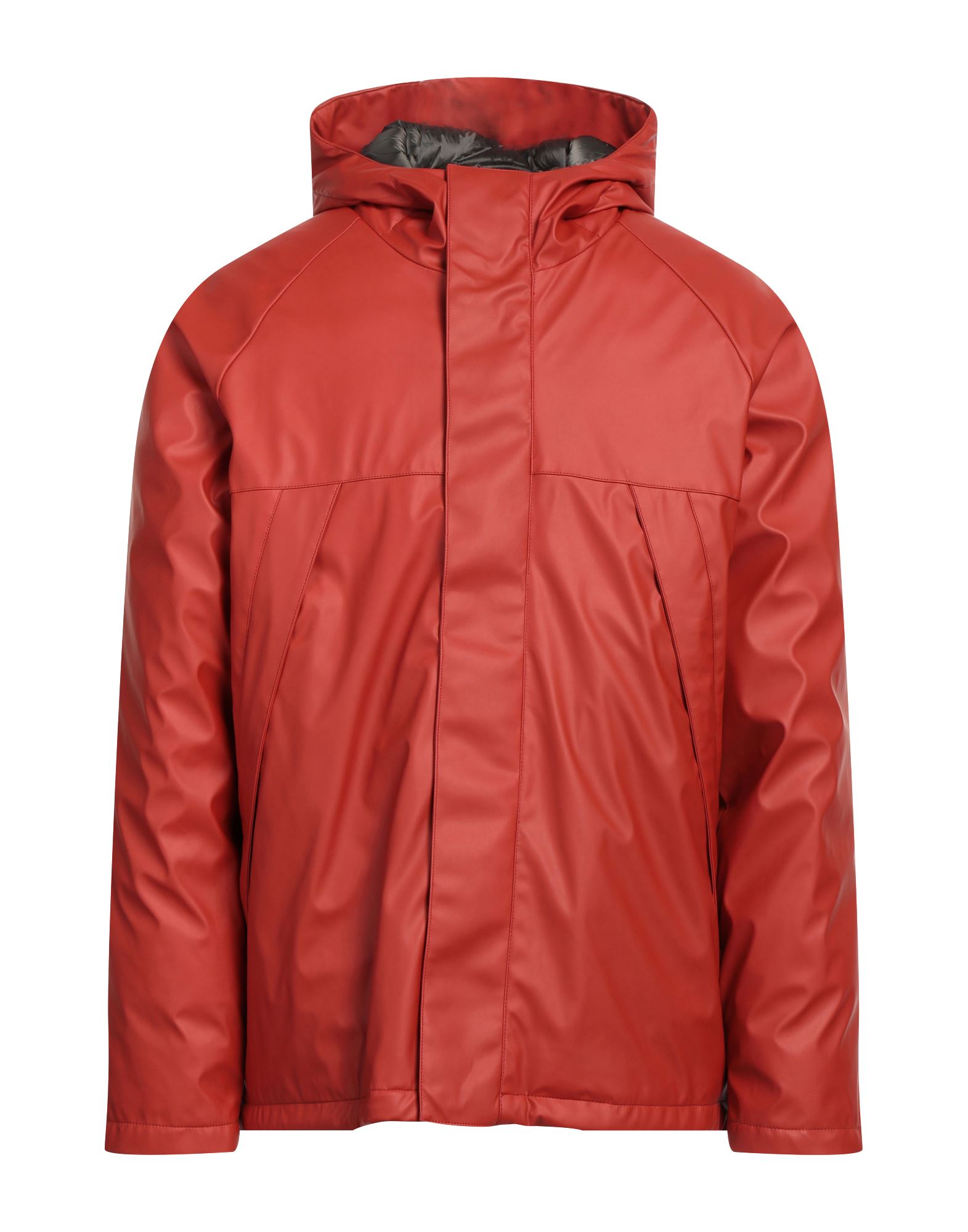 Shop Homeward Clothes Man Jacket Rust Size 3xl Polyester, Polyurethane In Red