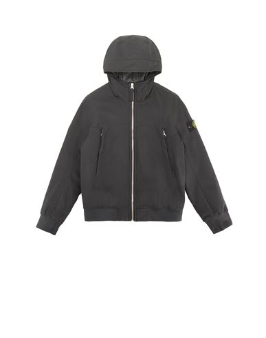 stone island resin poplin