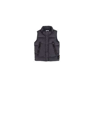 STONE ISLAND BABY G0133 GARMENT DYED CRINKLE REPS R-NYLON DOWN Chaleco Hombre Antracita EUR 223