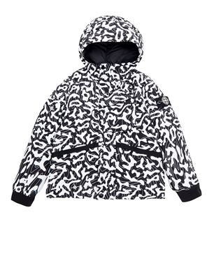 Reflective Leopard Puffer Jacket