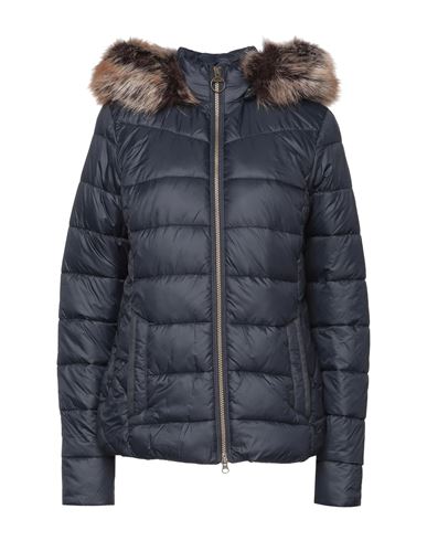 Barbour Woman Puffer Midnight Blue Size 8 Polyamide, Modacrylic, Polyester In Blue