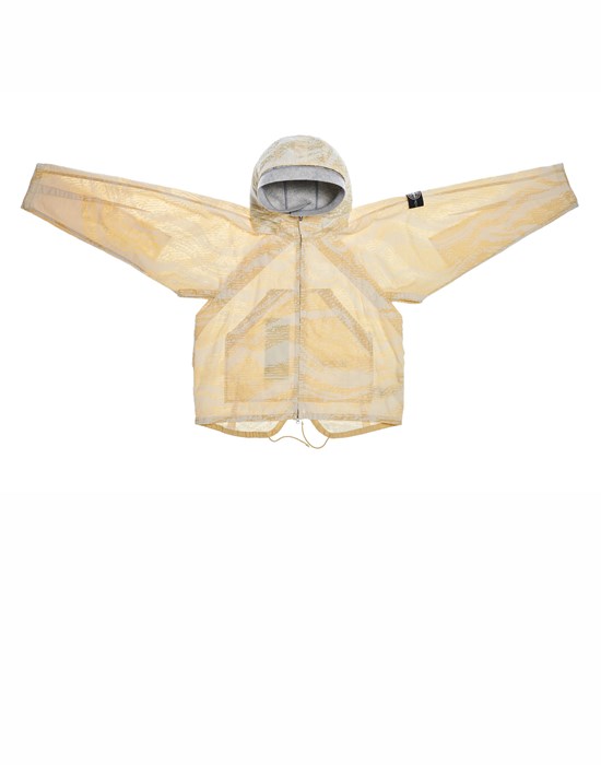 Sold out - STONE ISLAND 408R1 PROTOTYPE RESEARCH_SERIES 06<br>DÉVORÉ WITH KEVLAR® CORE<br>A LIMITED EDITION OF 100 PIECES
 Blouson Homme Ivoire