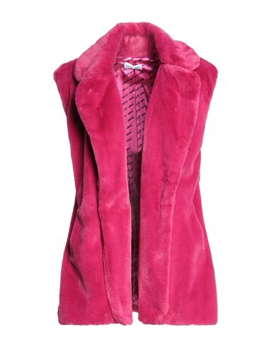 Odi Et Amo Woman Teddy Coat Fuchsia Size 2 Polyester In Pink