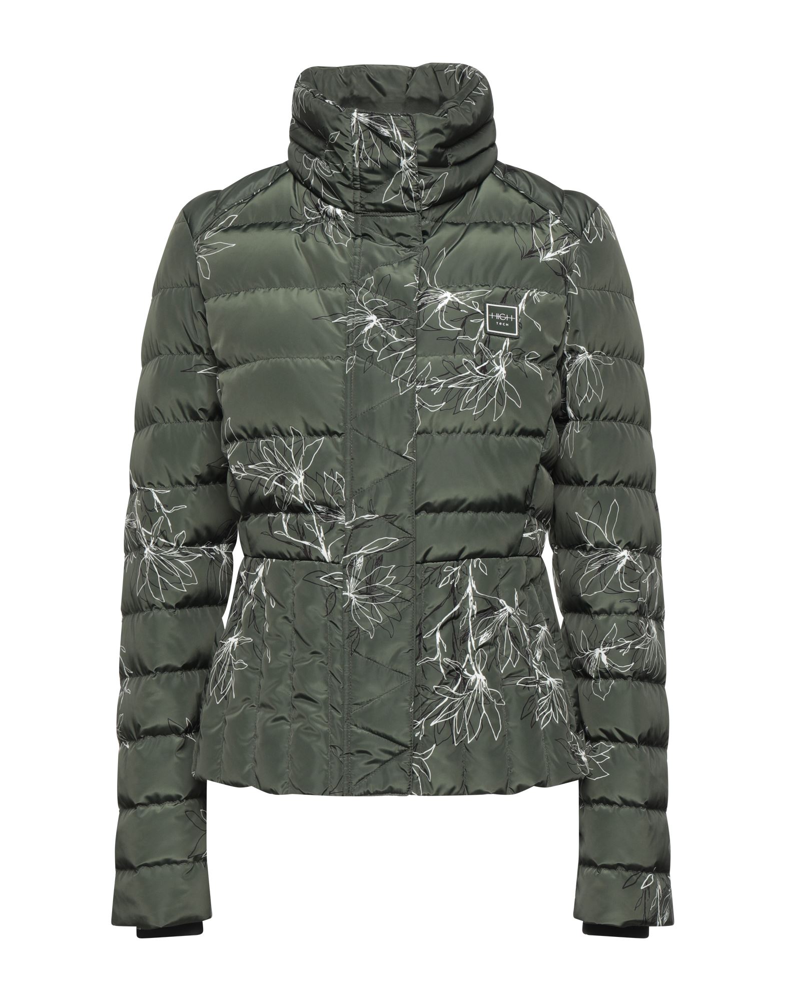 High Down Jackets In Military Green