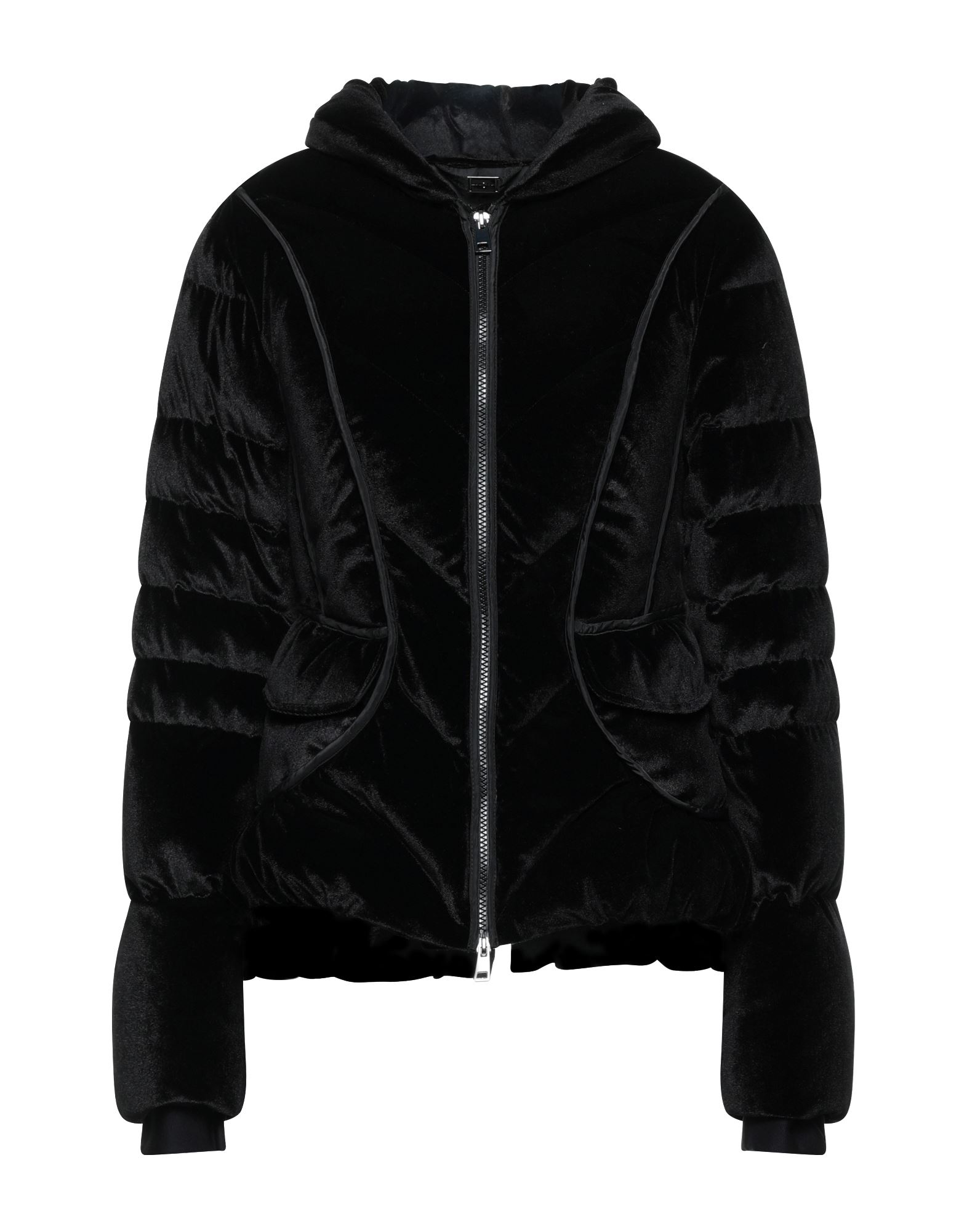High Down Jackets In Black