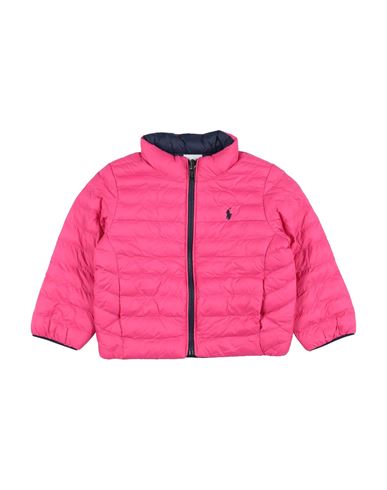 Polo Ralph Lauren Babies'  Toddler Boy Down Jacket Fuchsia Size 5 Recycled Polyester In Pink