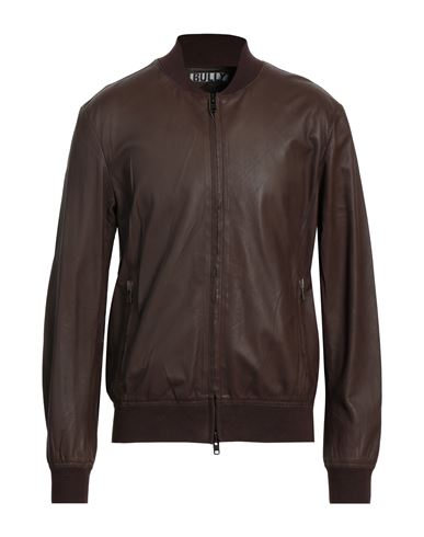 Shop Bully Man Jacket Cocoa Size 40 Lambskin In Brown