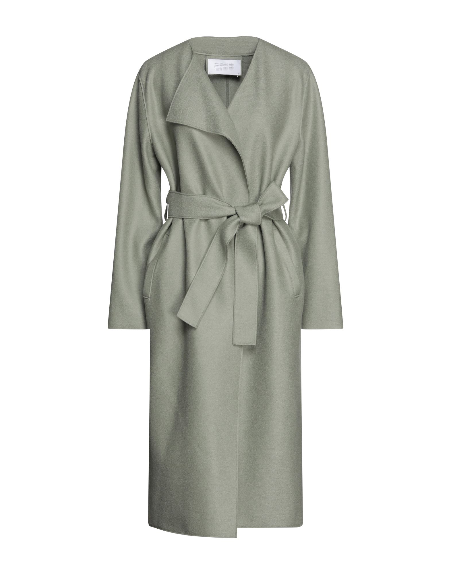 Harris Wharf London Coats In Sage Green