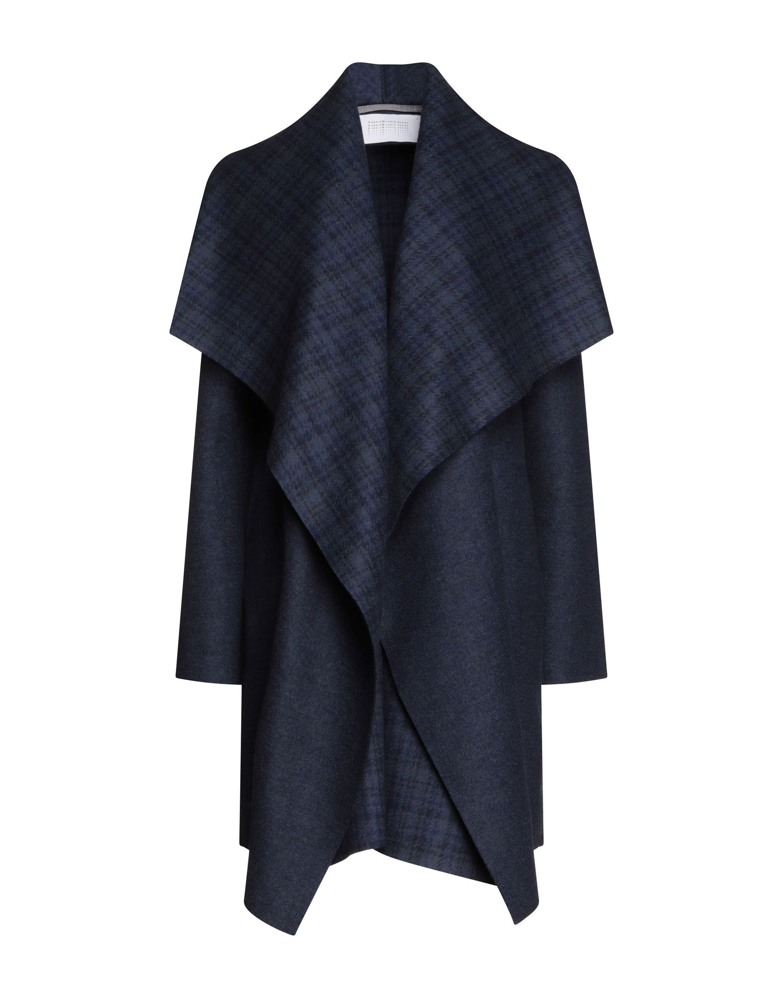 Harris Wharf London Coats In Dark Blue | ModeSens