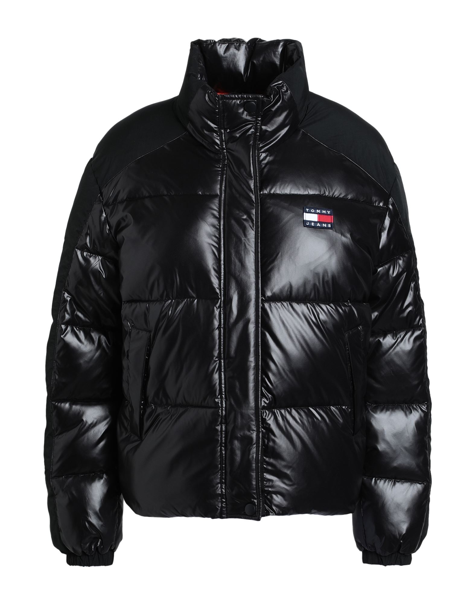 《セール開催中》TOMMY JEANS レディース ダウン＆シンセティック ブラック XL リサイクルポリエステル 100%