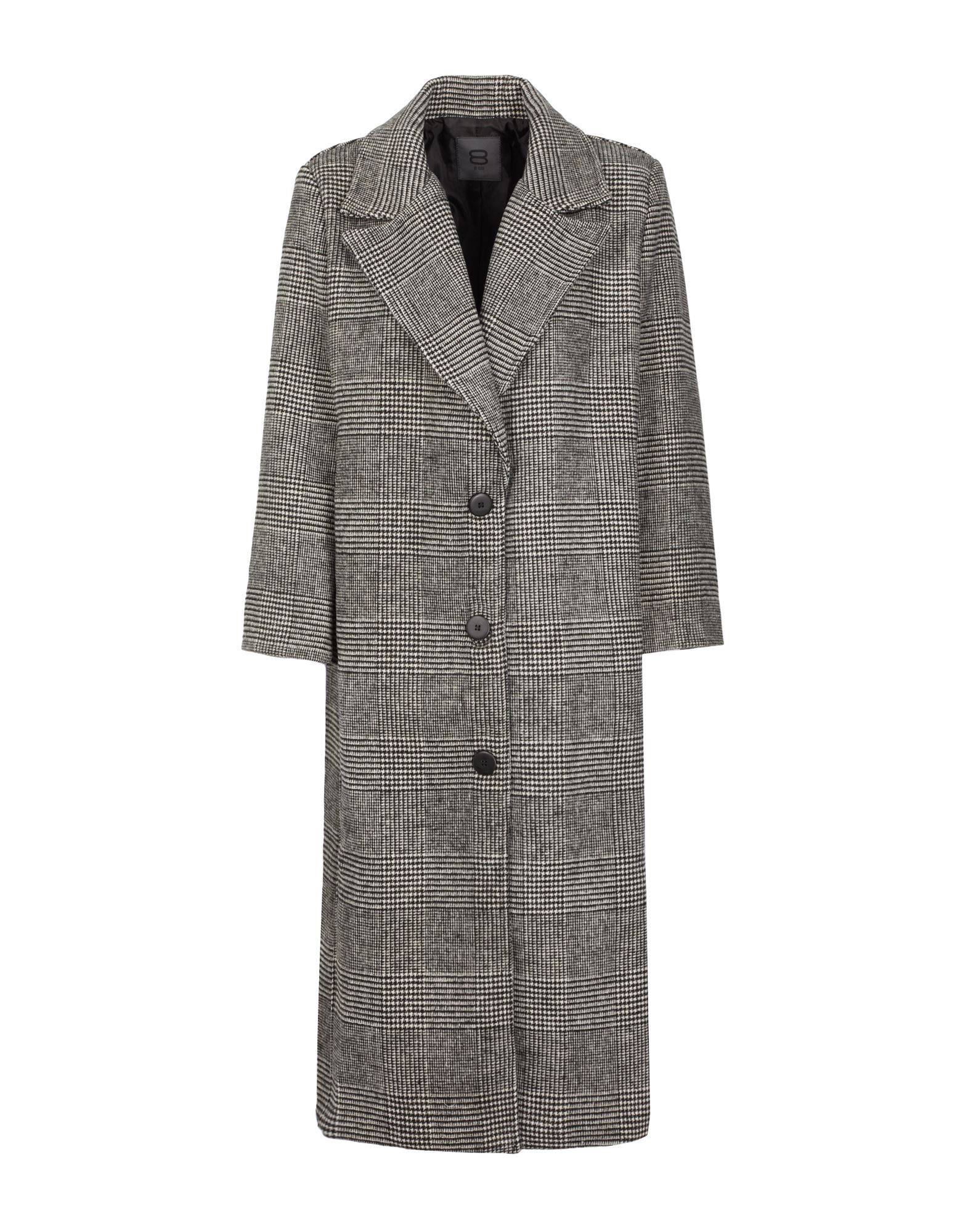 8 By Yoox Coats In Grey