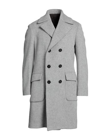 Brian Dales Man Coat Light Grey Size 44 Alpaca Wool, Polyamide, Wool