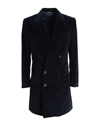 Man Coat Black Size 46 Polyester, Acrylic, Virgin Wool, Elastane