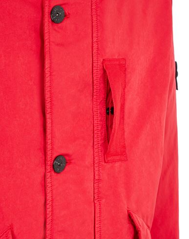 Stone Island Man Jacket Red Size XL 70% Polyester 30% Polyamide