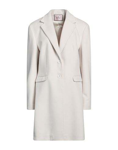 Mulish Woman Coat Ivory Size 12 Polyester, Viscose In White