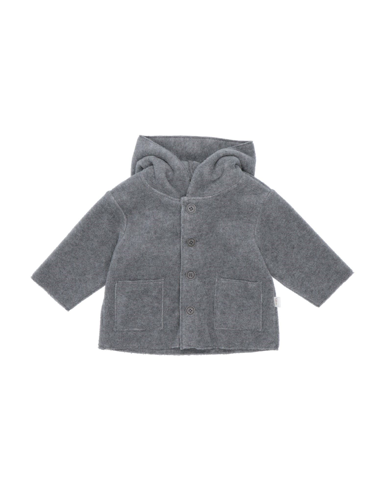 Teddy & Minou Kids' Jackets In Grey