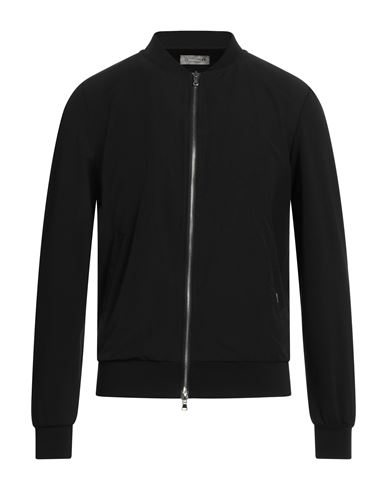 Daniele Alessandrini Homme Man Jacket Black Size 36 Polyester, Cotton, Elastane