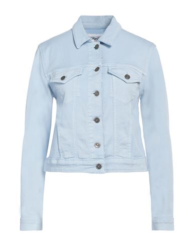 Dondup Woman Denim Outerwear Sky Blue Size M Cotton, Elastomultiester, Elastane