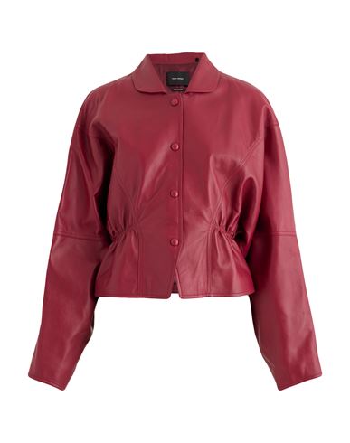 Isabel Marant Woman Coat Red Size 6 Lambskin