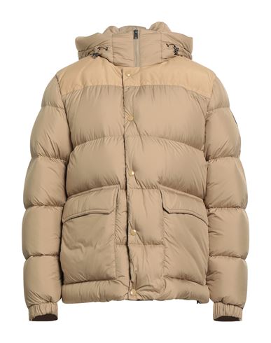 Woolrich Microfiber Sierra Jacket Man Puffer Sand Size S Polyester, Cotton, Polyamide In Brown