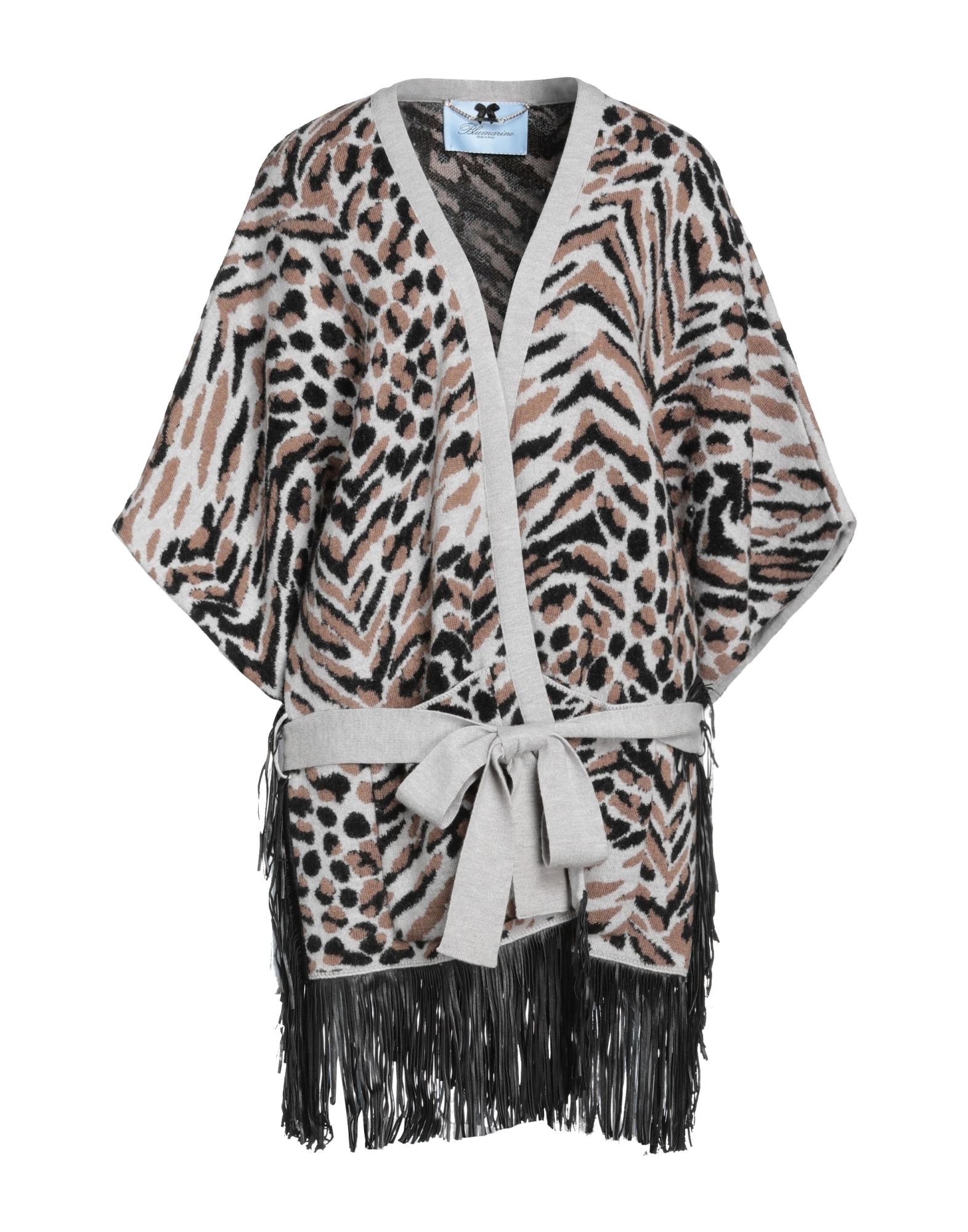 Blumarine Overcoats In Grey