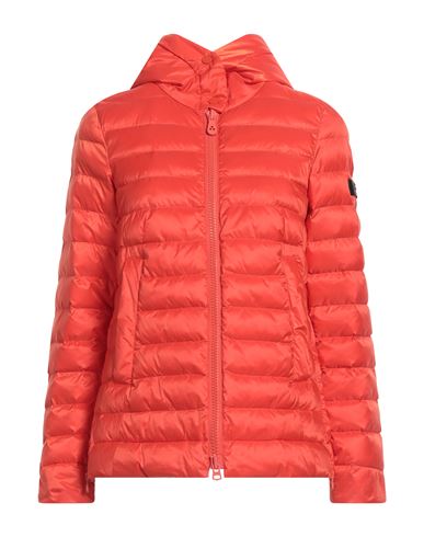 Peuterey Woman Puffer Orange Size 12 Polyester