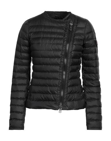 Peuterey Woman Puffer Midnight Blue Size 10 Polyester In Black