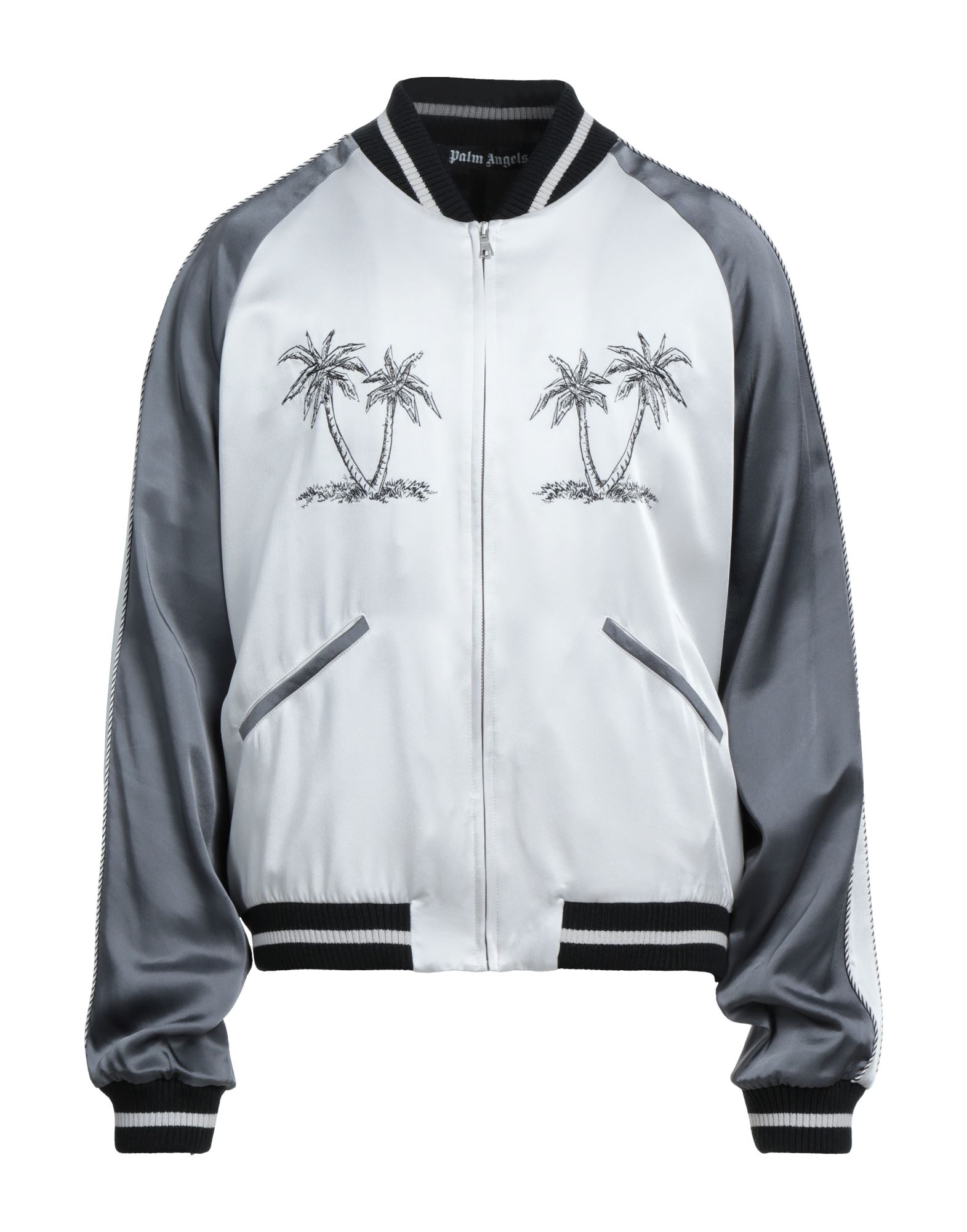 Palm Angels Man Grey Jackets