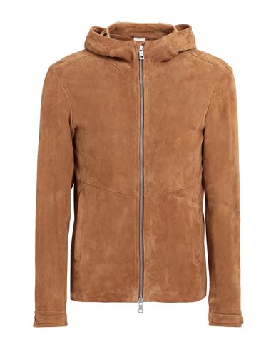 Giorgio Brato Man Jacket Camel Size 38 Soft Leather In Beige