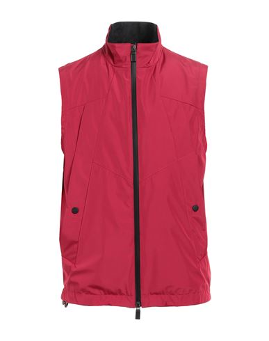 Canali Man Jacket Brick Red Size 42 Polyester