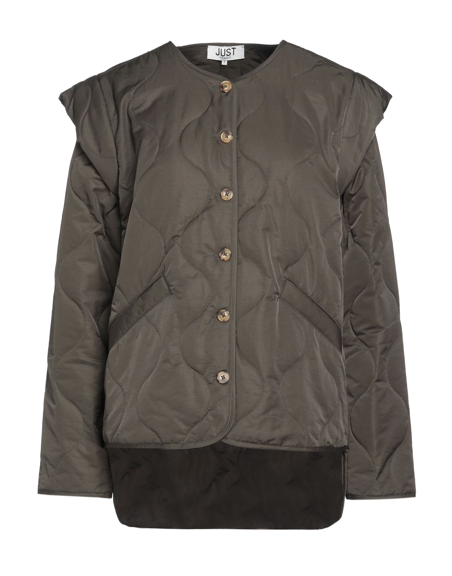  JUST FEMALE ΠΑΛΤΟ & ΤΖΑΚΕΤ Μπουφάν με επένδυση
