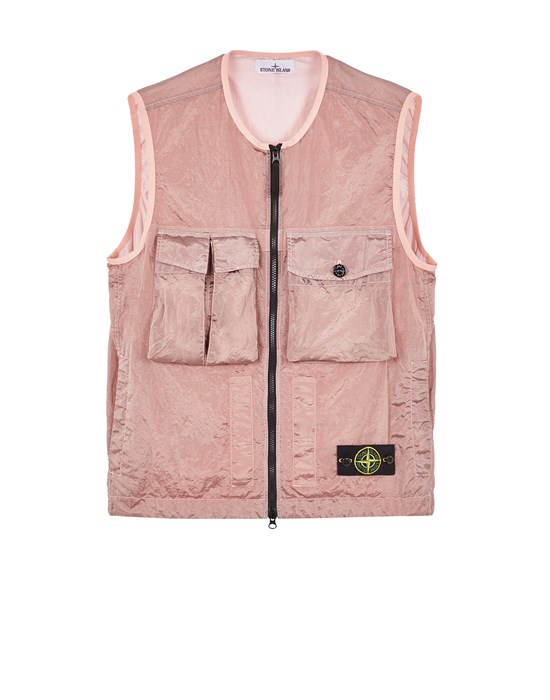 Sold out - STONE ISLAND G0619 NYLON METAL IN ECONYL® REGENERATED NYLON Vest Man Pink