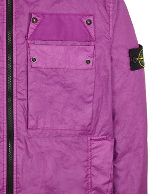 Lilac stone island sales overshirt