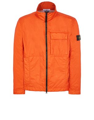 Stone island cheap orange overshirt