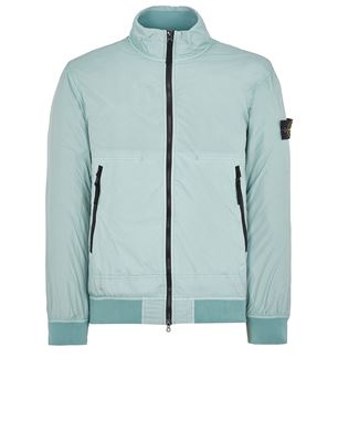 Chaqueta reflectante perforada Stone Island de hombre de color Gris