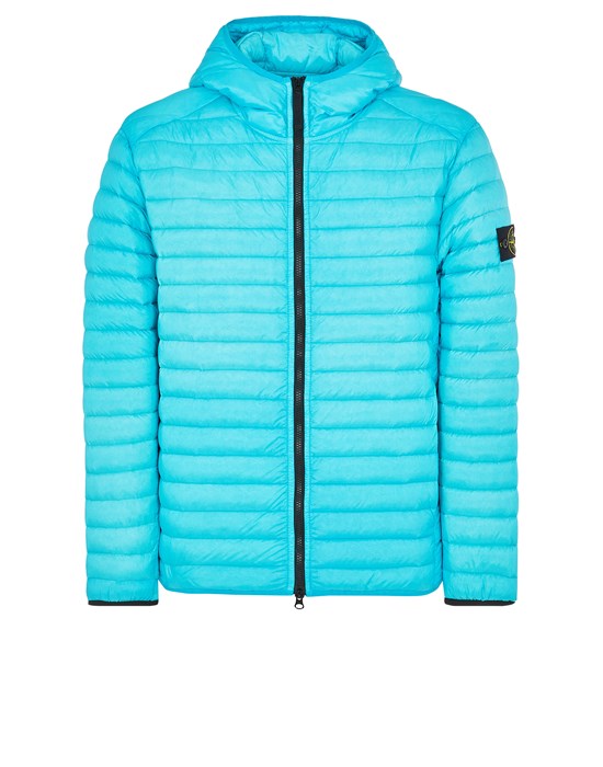  STONE ISLAND 40324 PACKABLE_LOOM WOVEN CHAMBERS R-NYLON DOWN-TC Jacket Man Turquoise