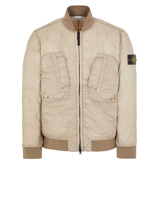  STONE ISLAND 42125 PACKABLE_GARMENT DYED MICRO YARN WITH PRIMALOFT®-TC  Cazadora Hombre Gris rosado