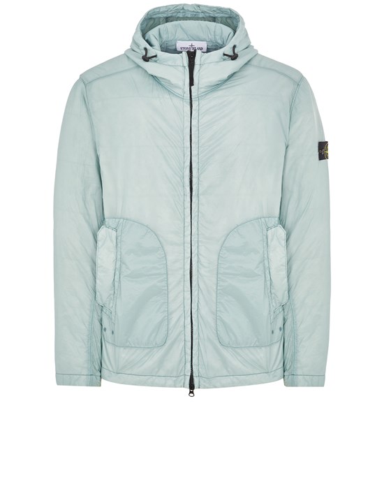 Jacke Herr 42025 PACKABLE_GARMENT DYED MICRO YARN WITH PRIMALOFT®-TC Front STONE ISLAND