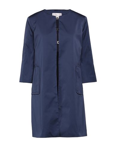 Woman Overcoat & Trench Coat Garnet Size 2 Cotton, Elastane