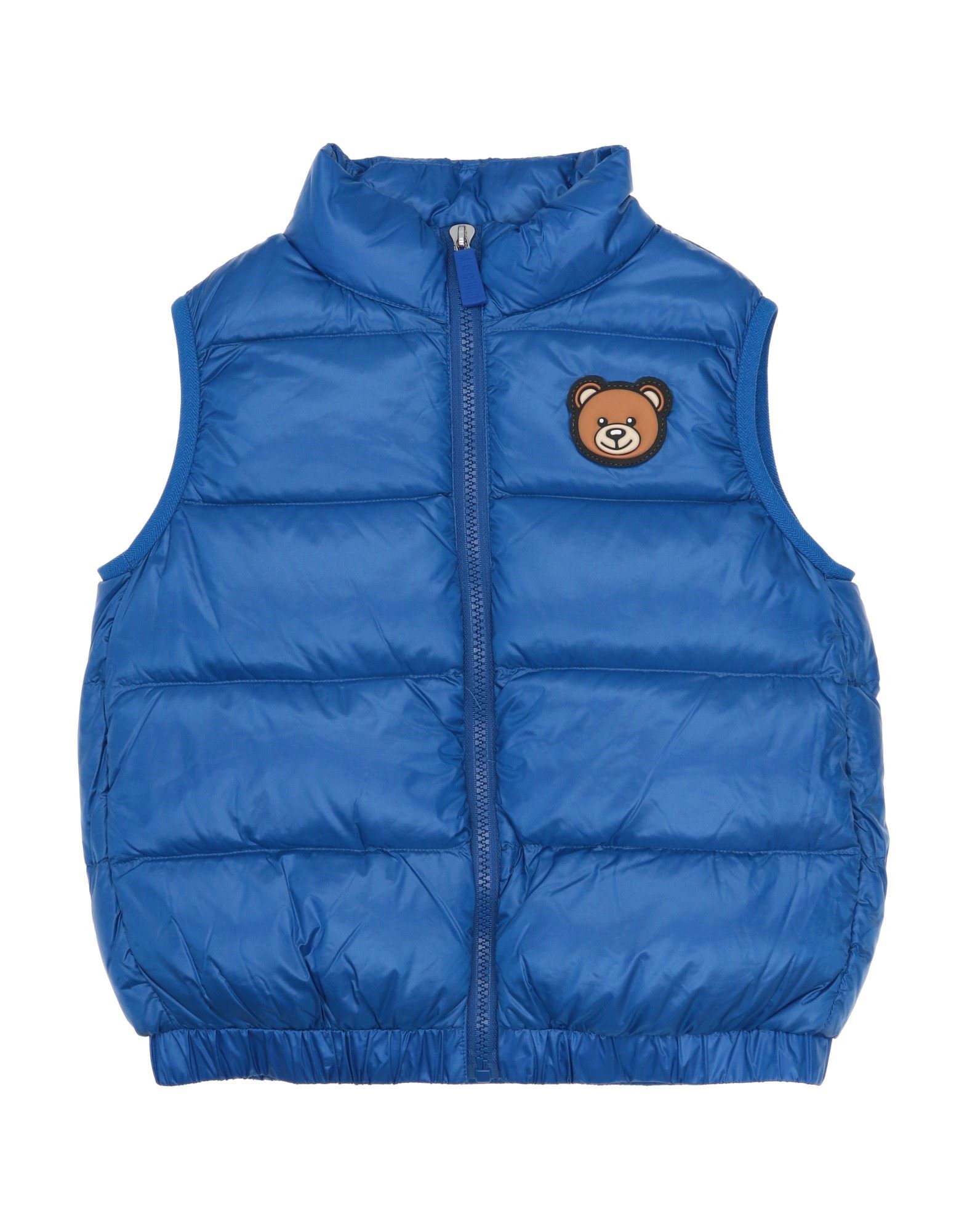 Moschino Teen Kids' Down Jackets In Blue