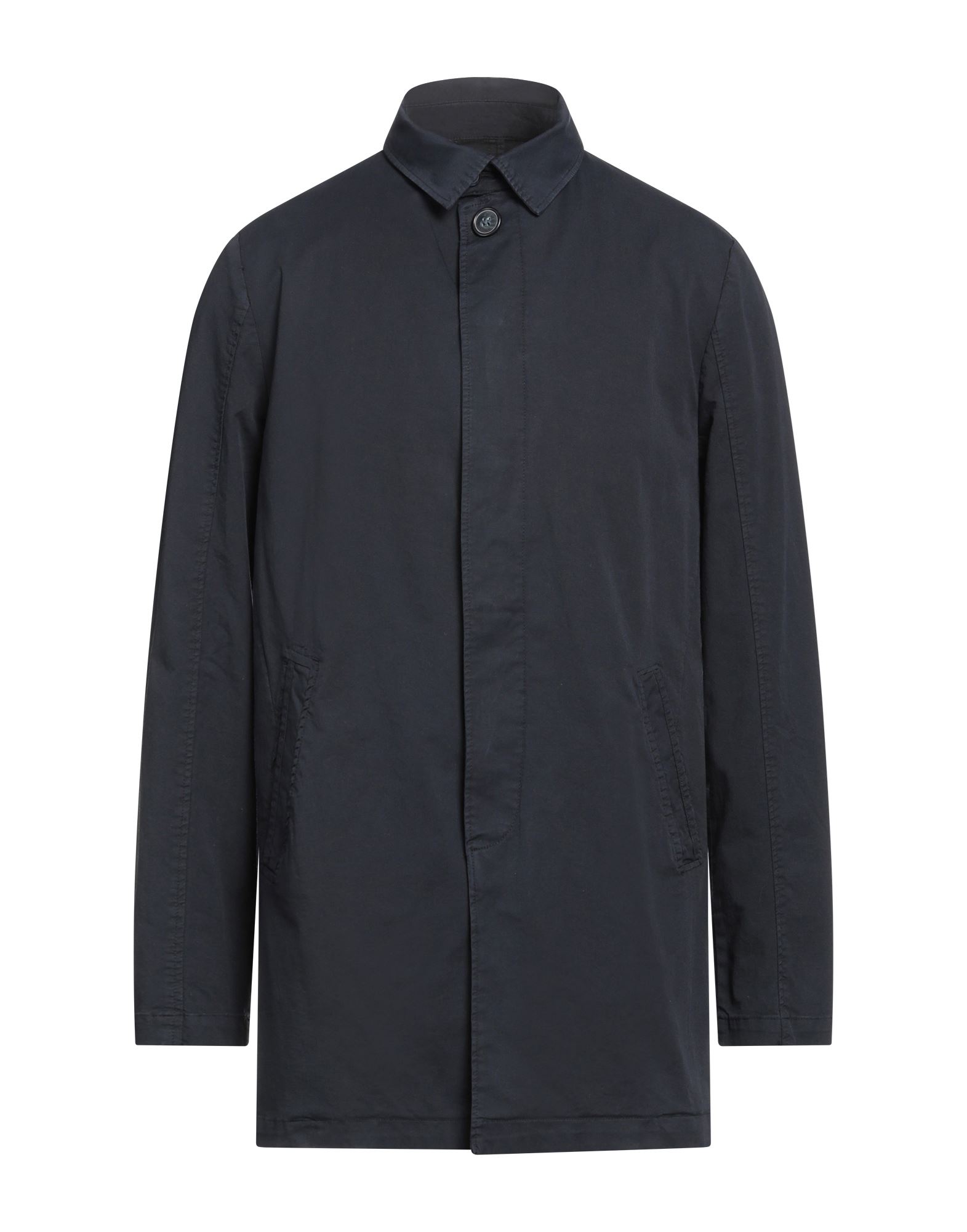 Alpha Studio Overcoats In Blue