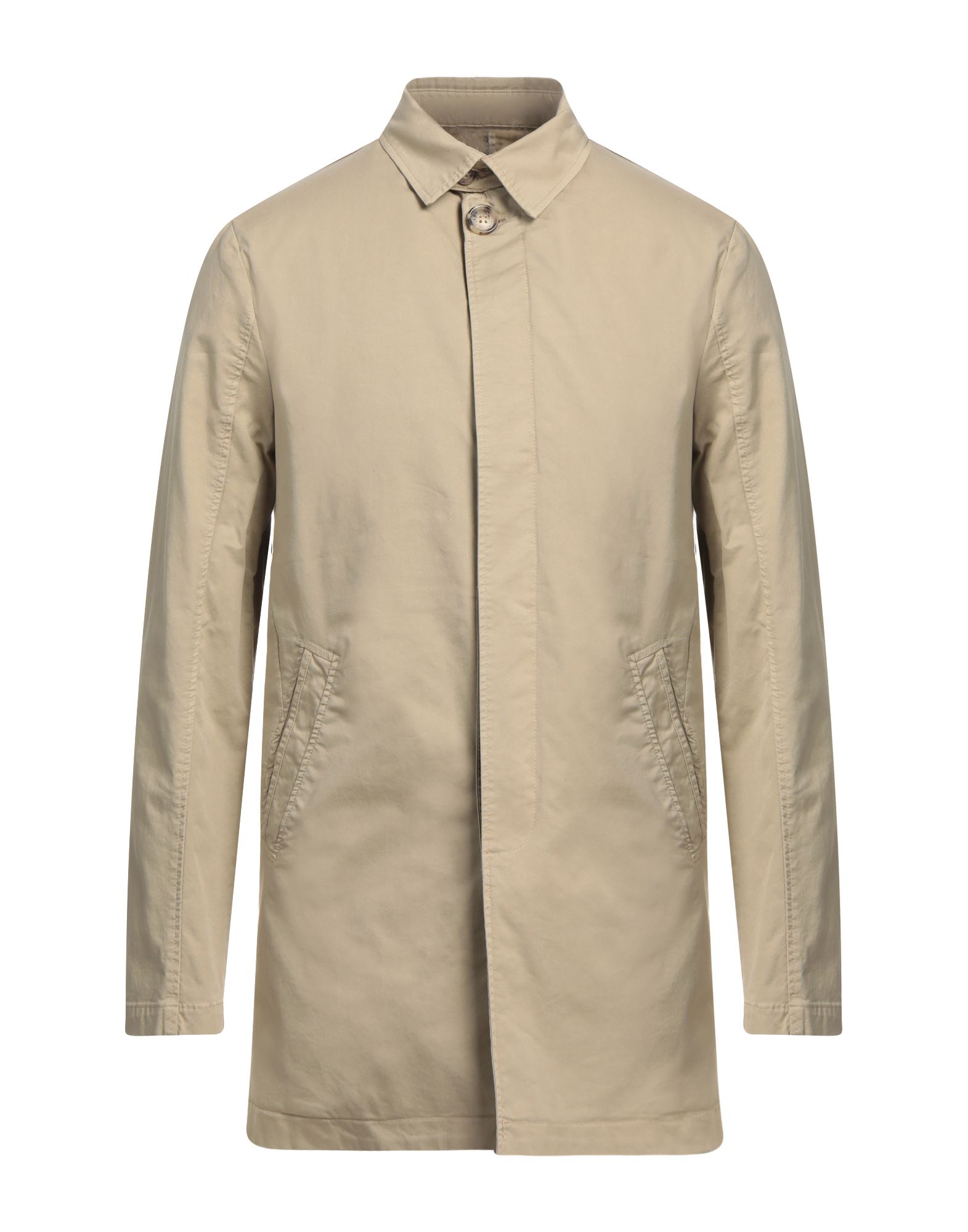 Alpha Studio Overcoats In Beige