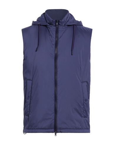 Herno Man Vest Navy Size 46 Polyamide In Blue