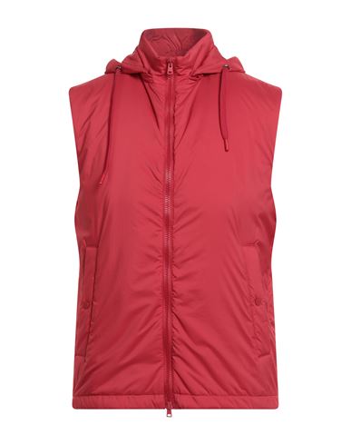 Herno Man Vest Red Size 40 Polyamide In Red