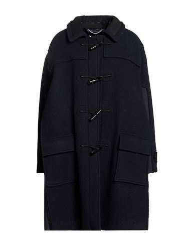 Maison Margiela Woman Capes & Ponchos Midnight Blue Size 6 Wool, Polyester, Virgin Wool
